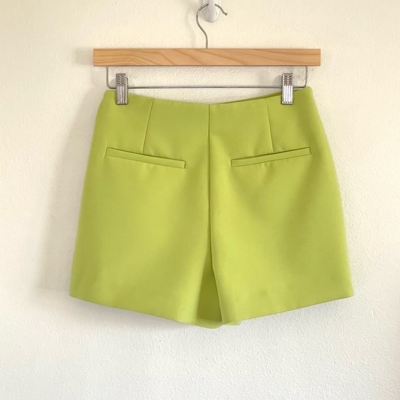 NWT Zara Asymmetric Skort Green Apple XS - Picture 7 of 12